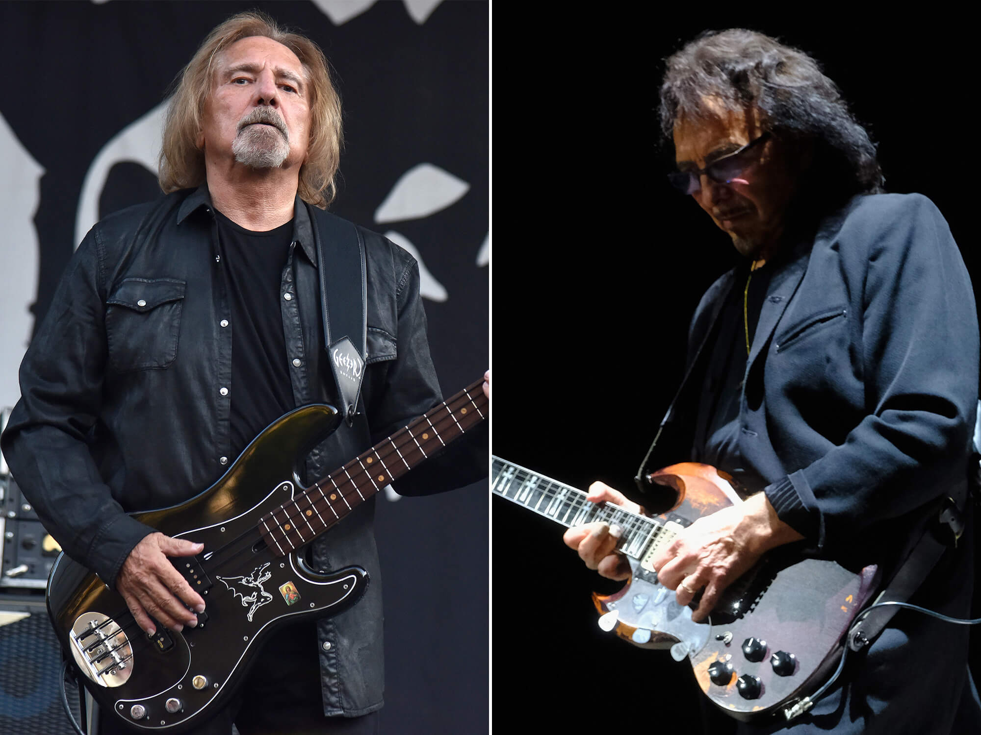 [L-R] Geezer Butler and Tony Iommi