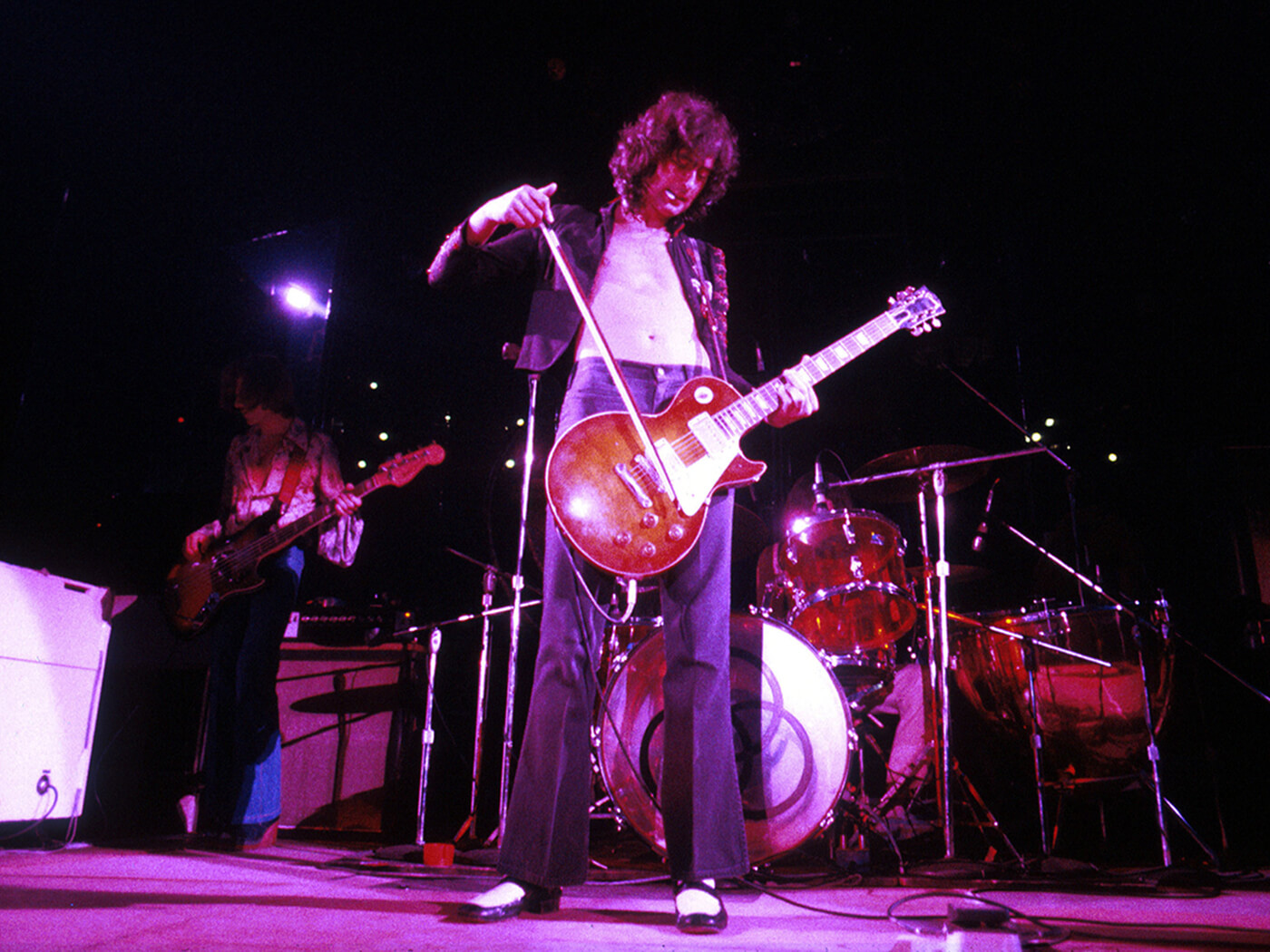 John Paul Jones and Jimmy Page of Led Zeppelin