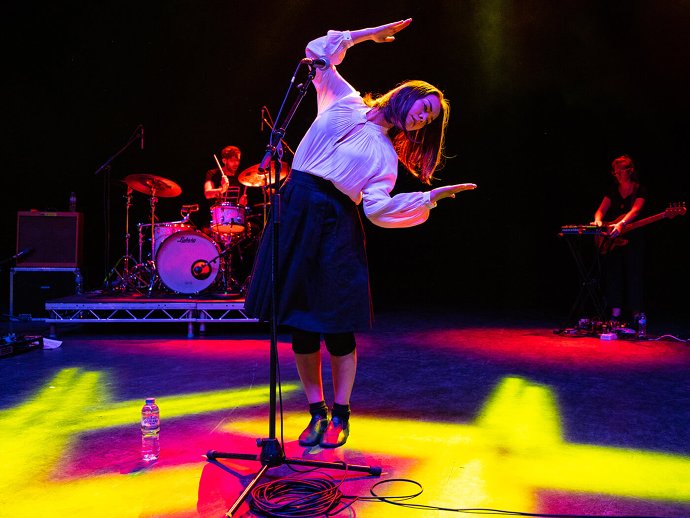 Mitski performing at O2 Shepherd’s Bush Empire in 2018