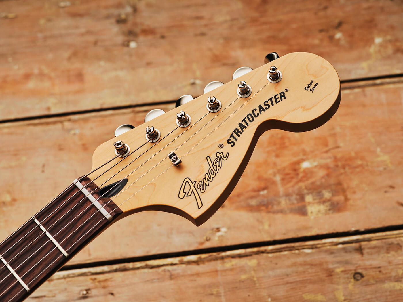 Fender Tom DeLonge Stratocaster headstock by Adam Gasson