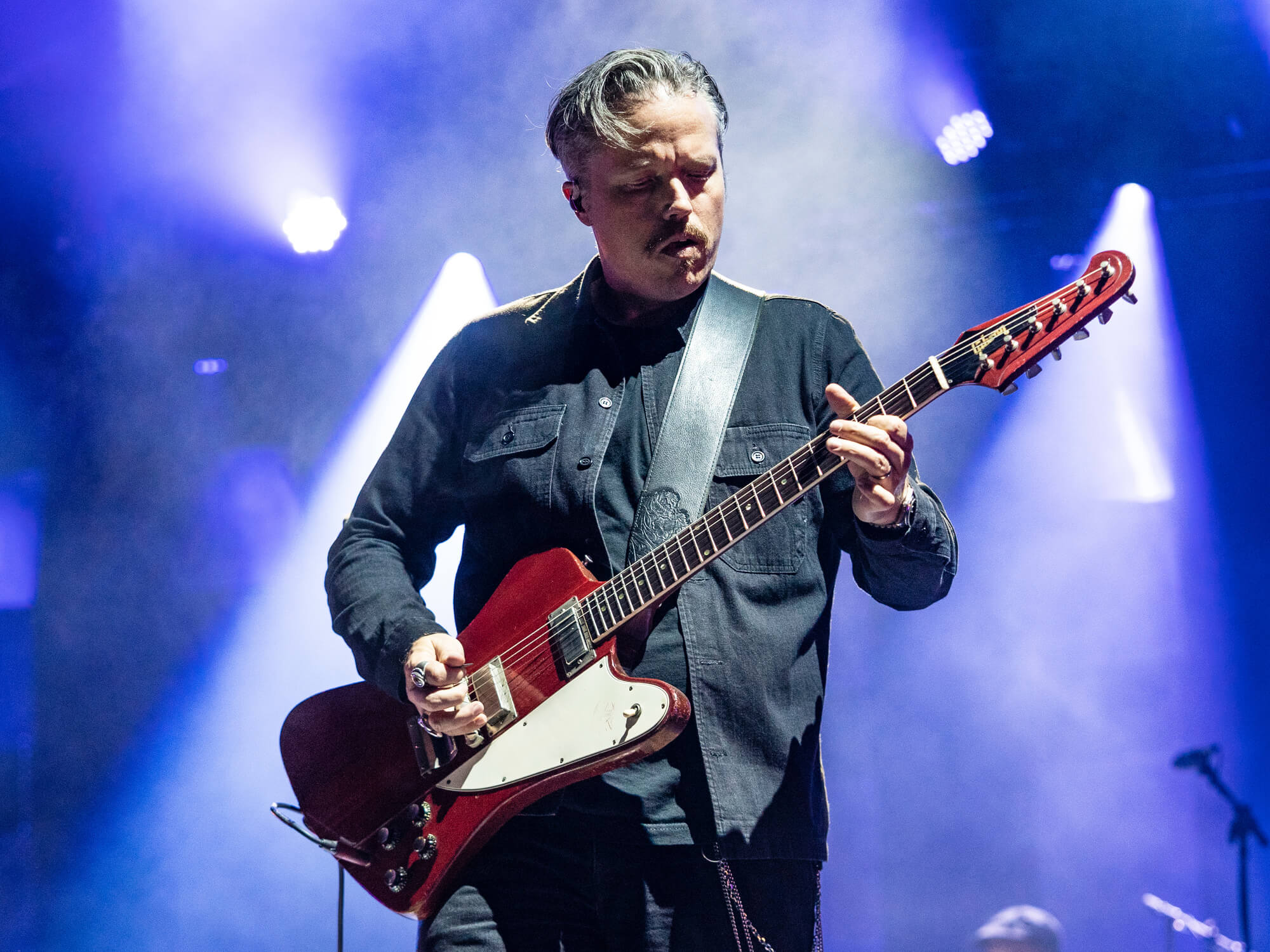 Jason Isbell playing the guitar