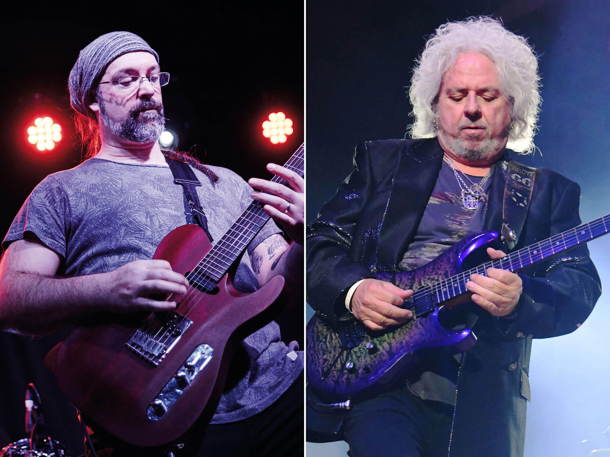 [L-R] Rob Chapman and Steve Lukather