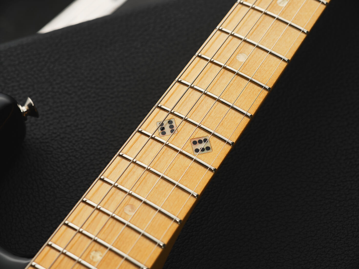Fender Steve Lacy People Pleaser Stratocaster fretboard by Adam Gasson
