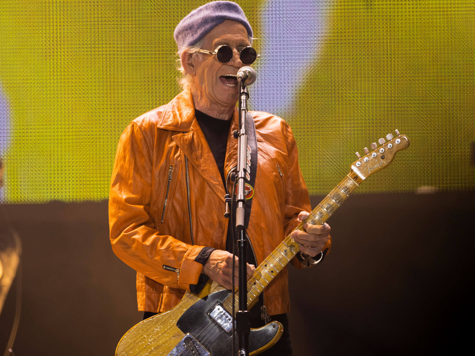 Keith Richards performing live
