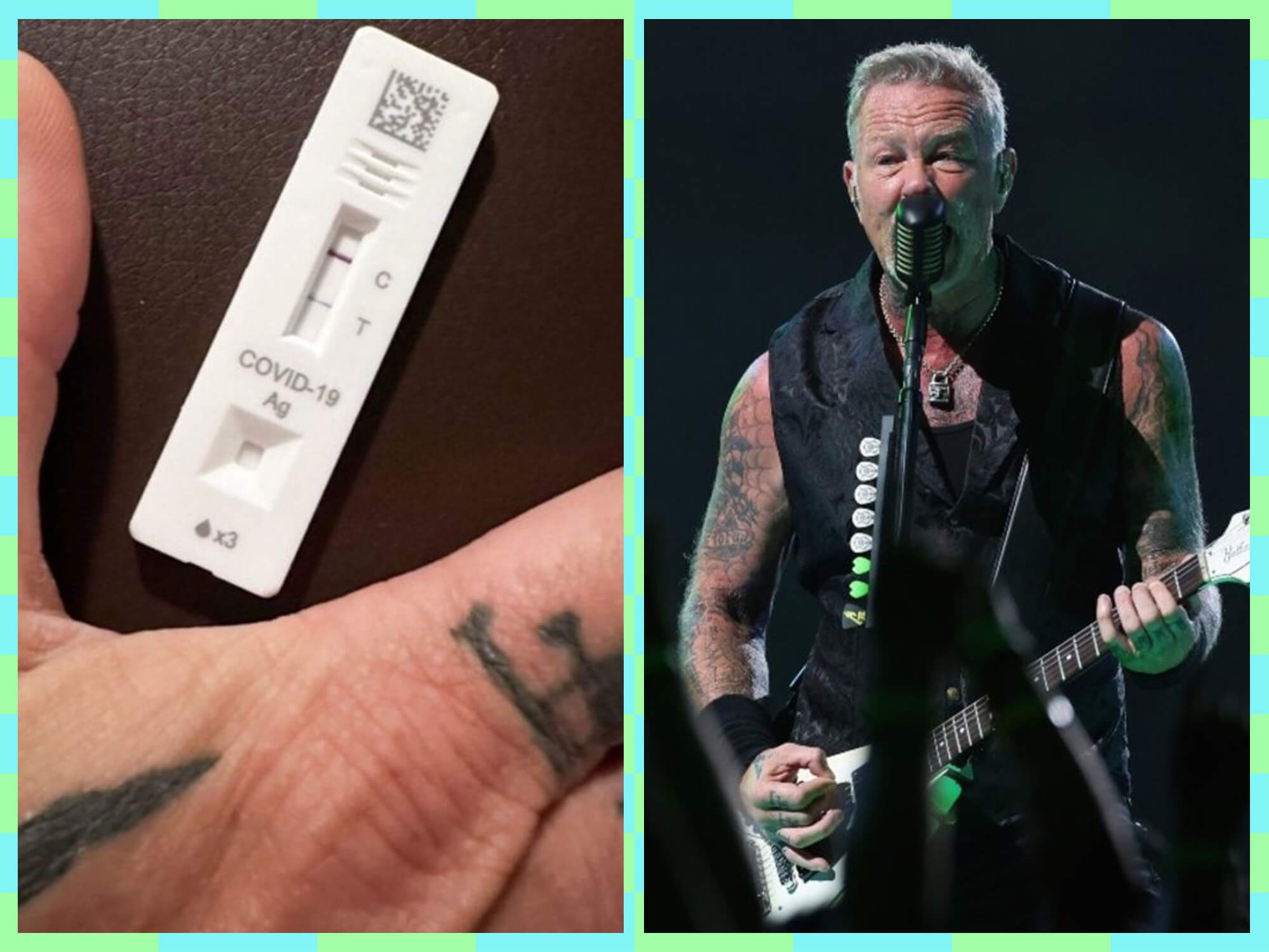 James Hetfield of Metallica catches Covid-19