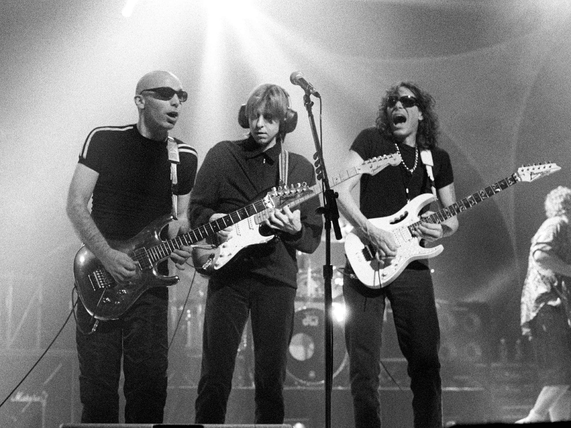 Joe Satriani, Eric Johnson and Steve Vai