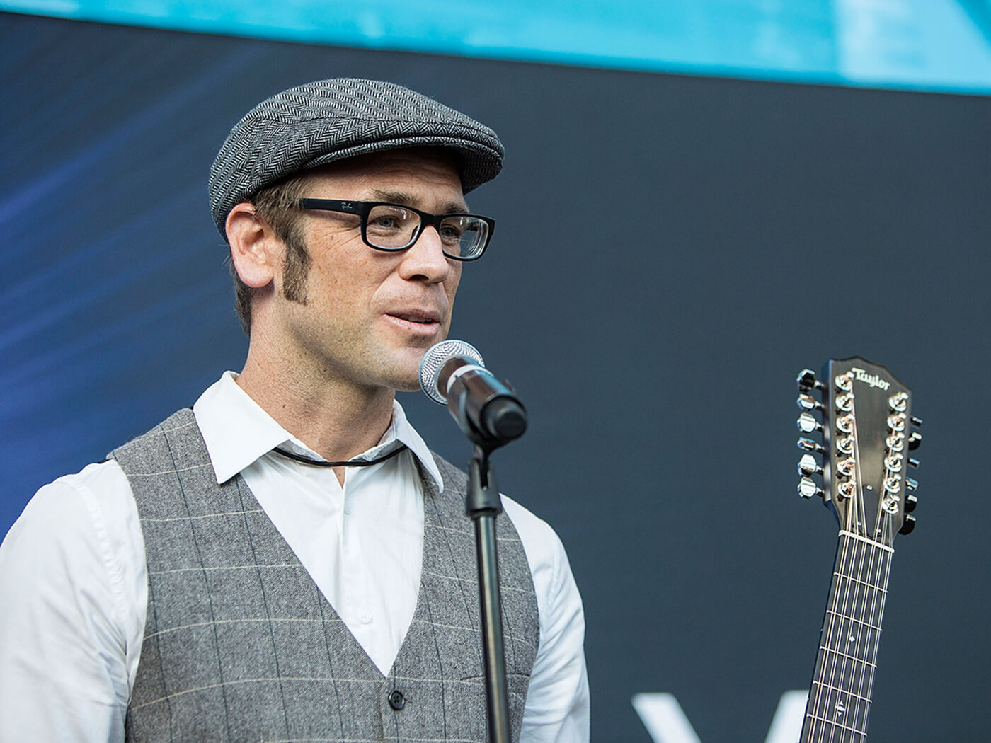 Andy Powers at the NAMM show preview day in 2016 by Daniel Knighton/FilmMagic via Getty Images