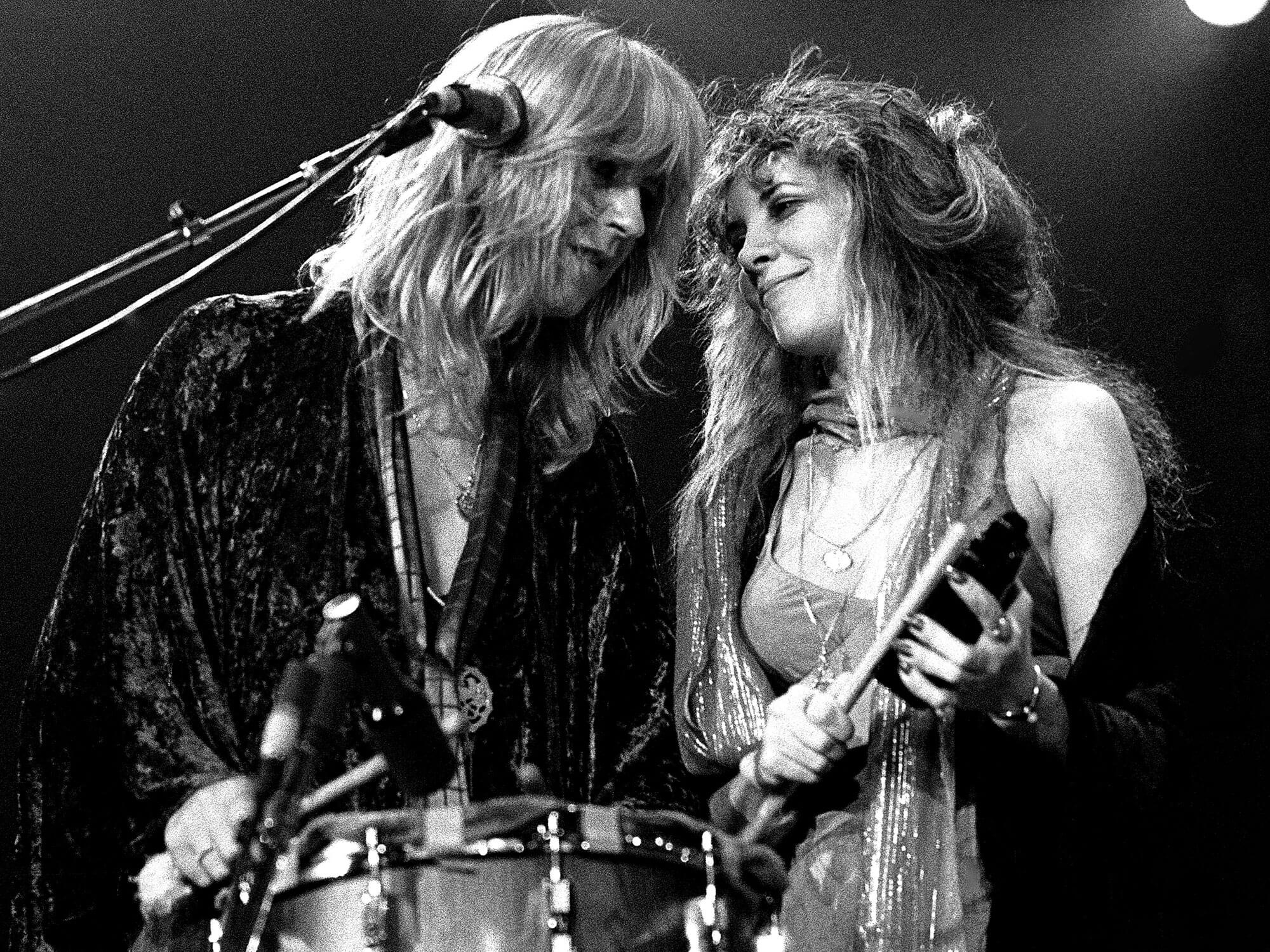 [L-R] Christine McVie and Stevie Nicks of Fleetwood Mac