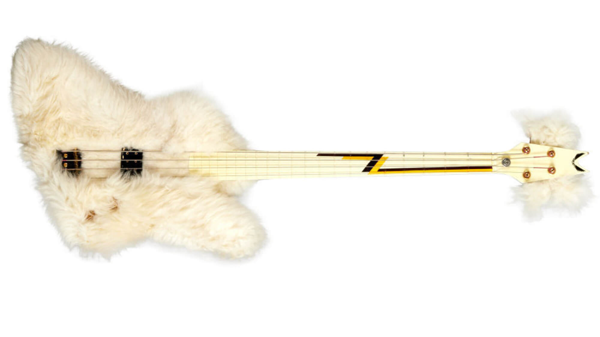 Dusty Hill's Fur-Covered Dean Bass
