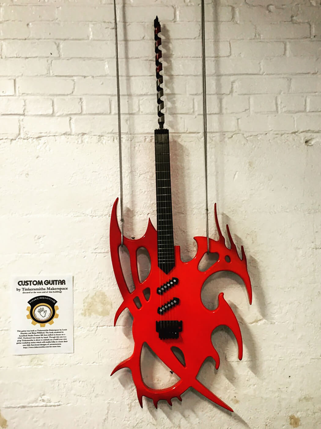 Slumber Party Massacre II guitar, version 1, photo by Angry Mutant
