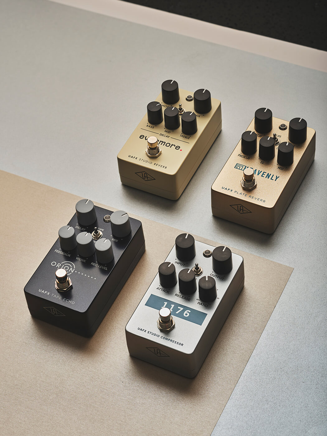 Universal Audio UAFX pedals, photo by Adam Gasson
