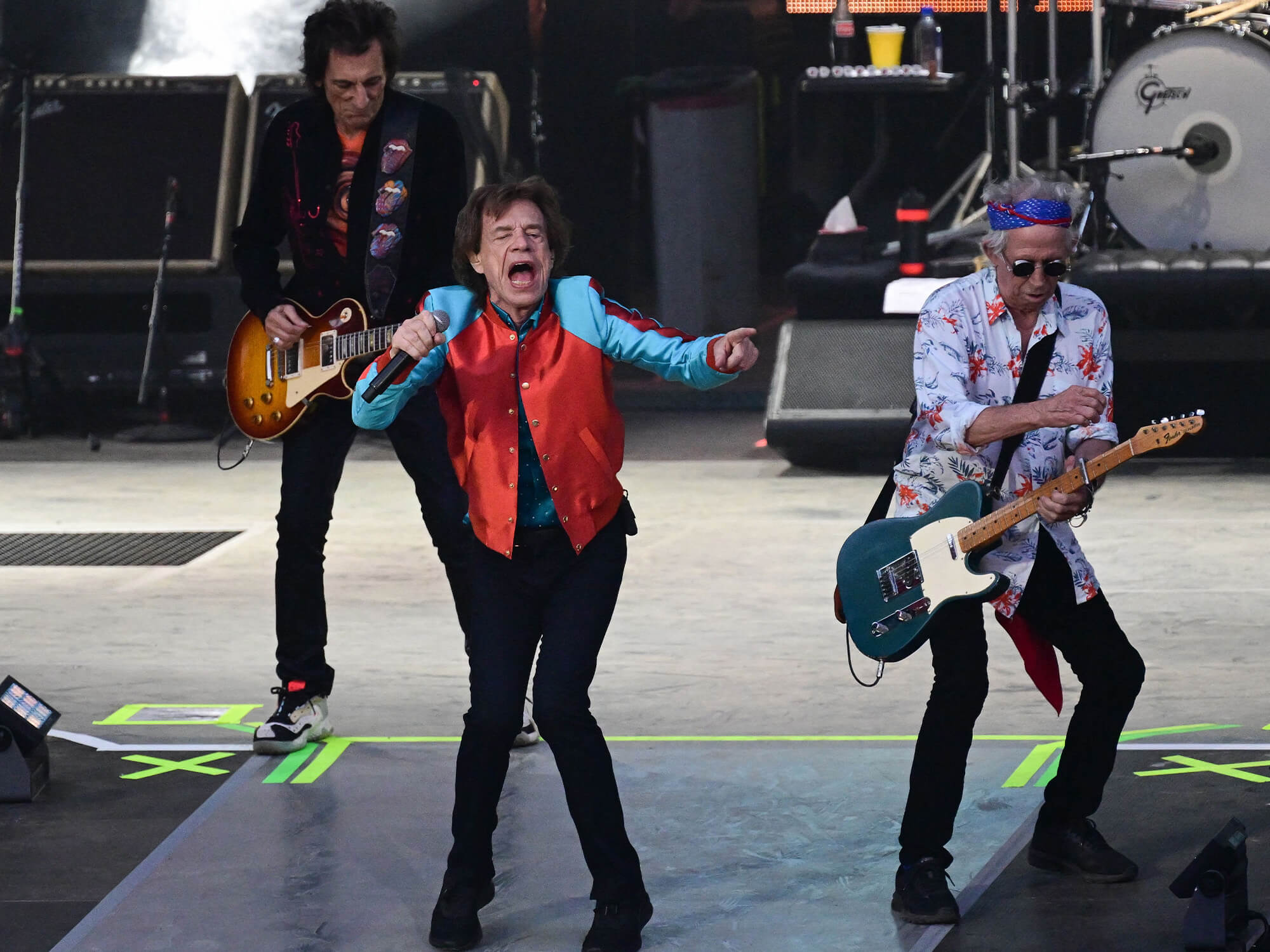 The Rolling Stones on stage