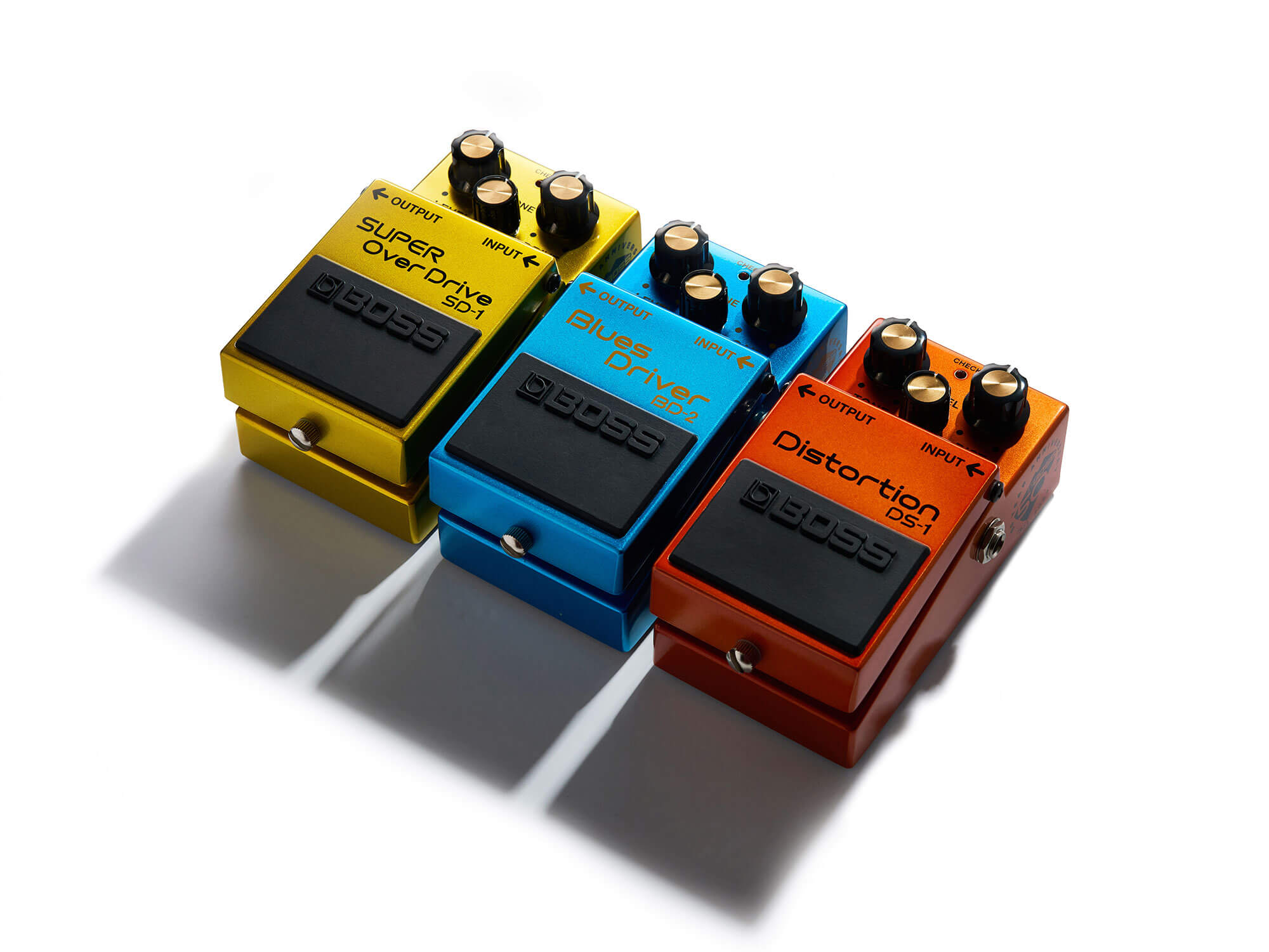 Boss 50th Anniversary pedals