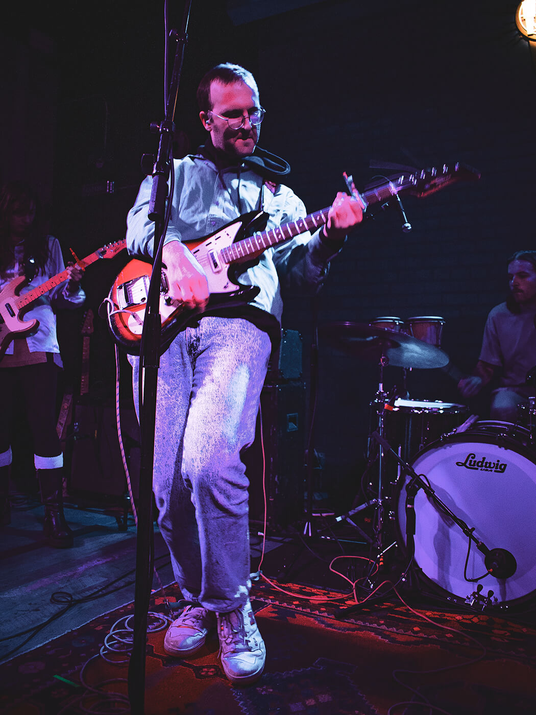 Will Anderson performing with Hotline TNT, photo by Jade Amey