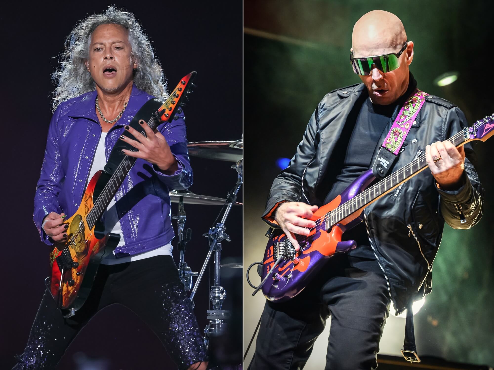 Kirk Hammett and Joe Satriani
