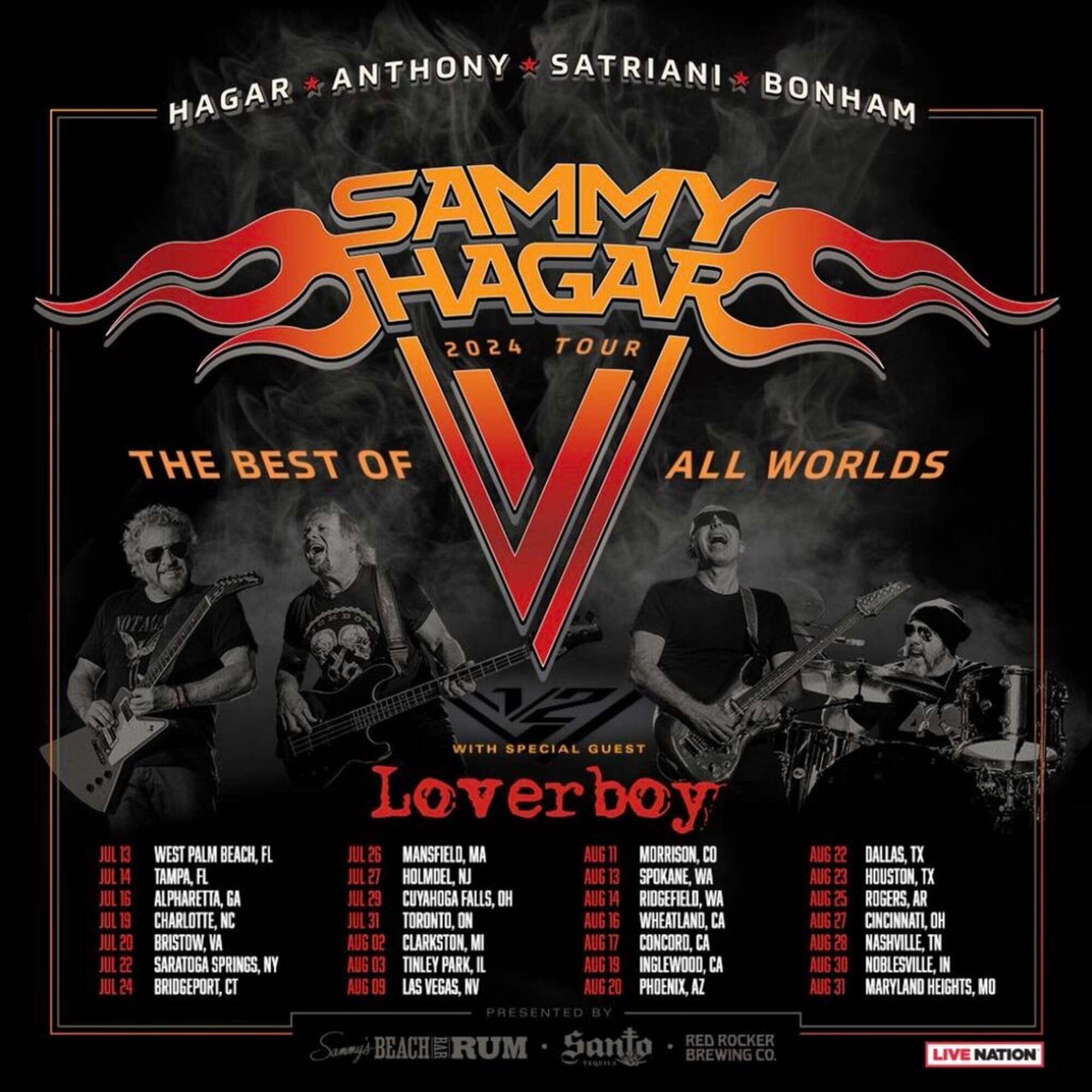 Sammy Hagar 'The Best Of All Worlds' Tour