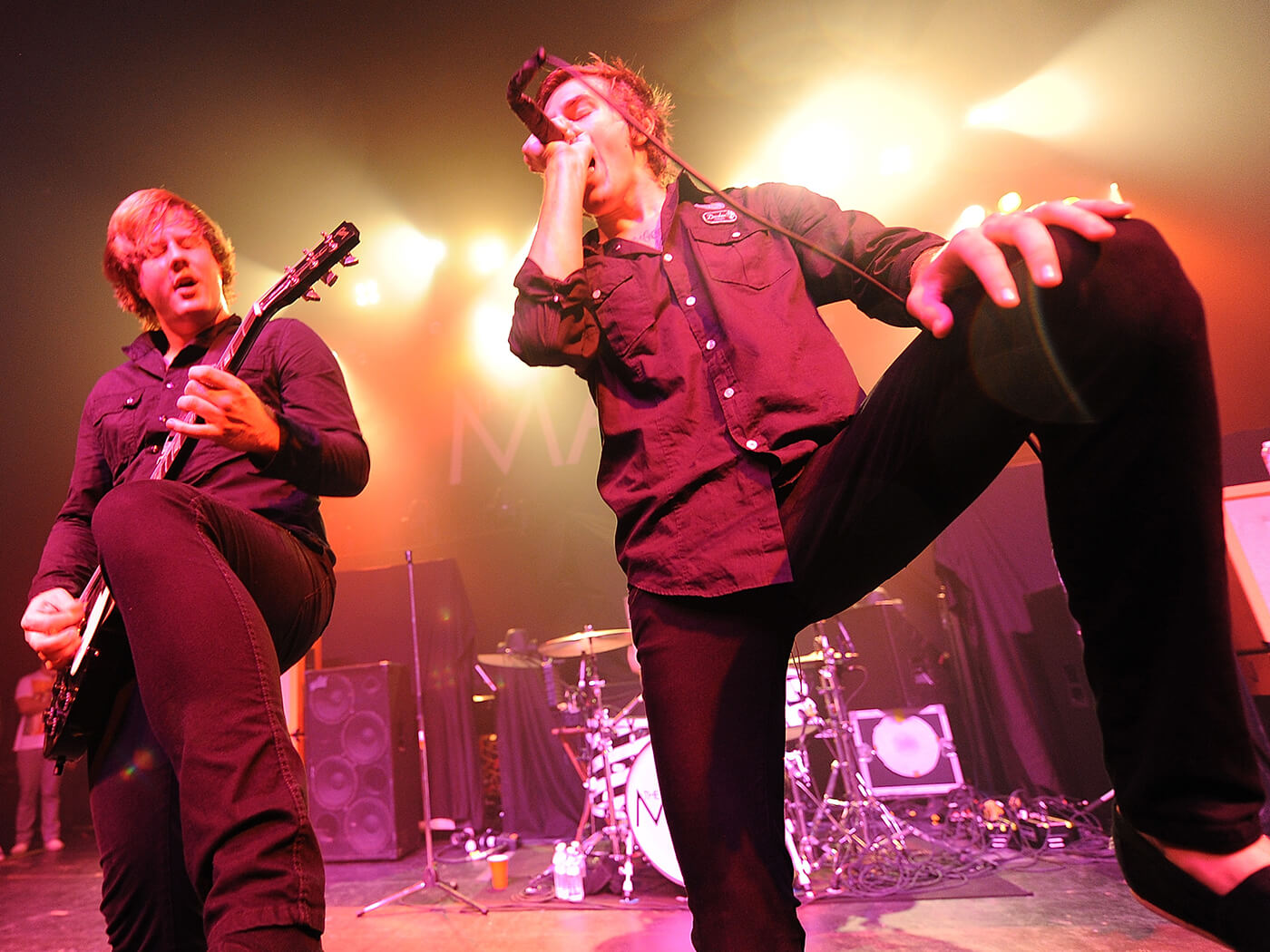 Jared Monaco and John O’Callaghan of The Maine performing in 2009, photo by C Flanigan/Film Magic via Getty Images
