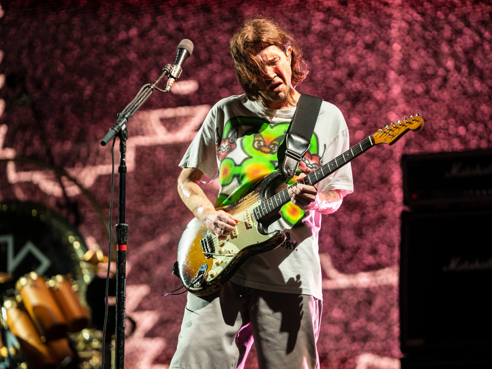 John Frusciante playing guitar