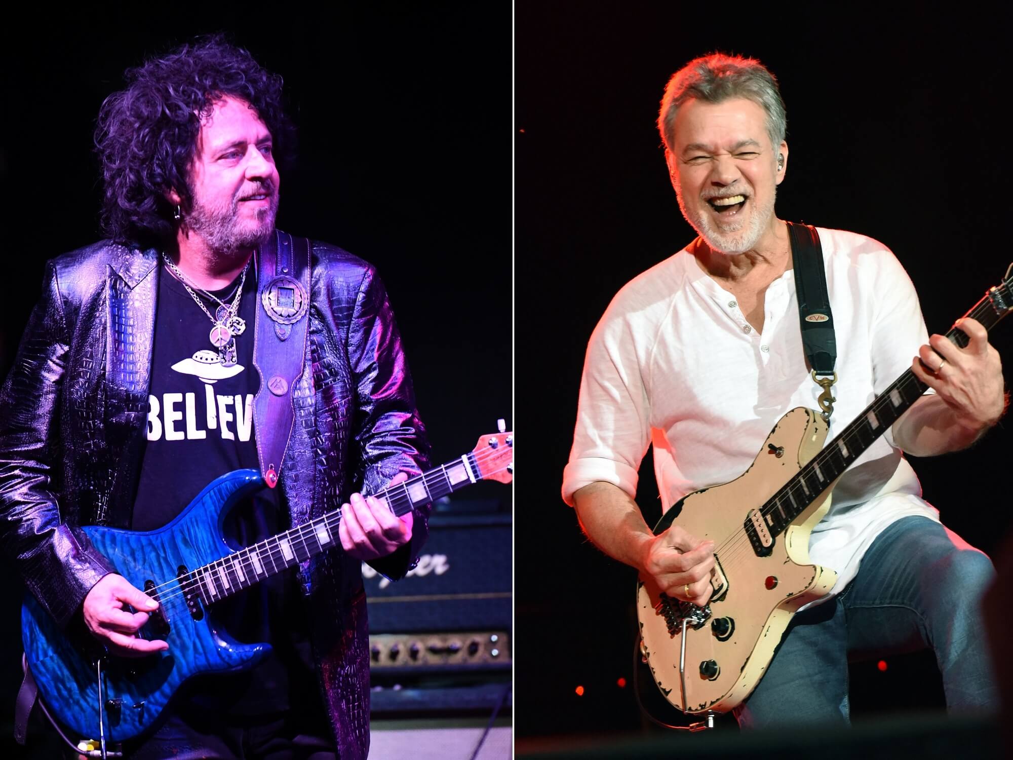 Steve Lukather and Eddie Van Halen