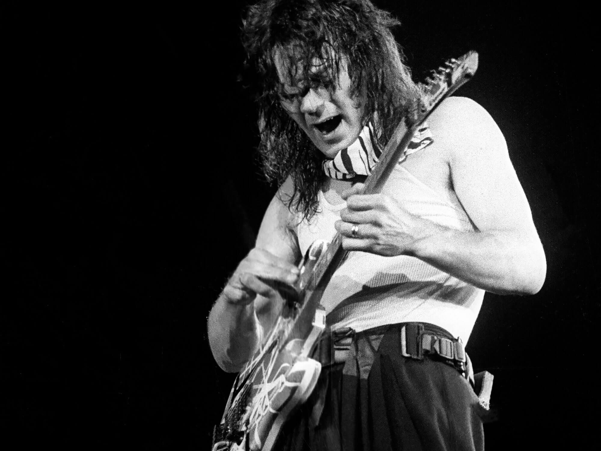 Eddie Van Halen performing live