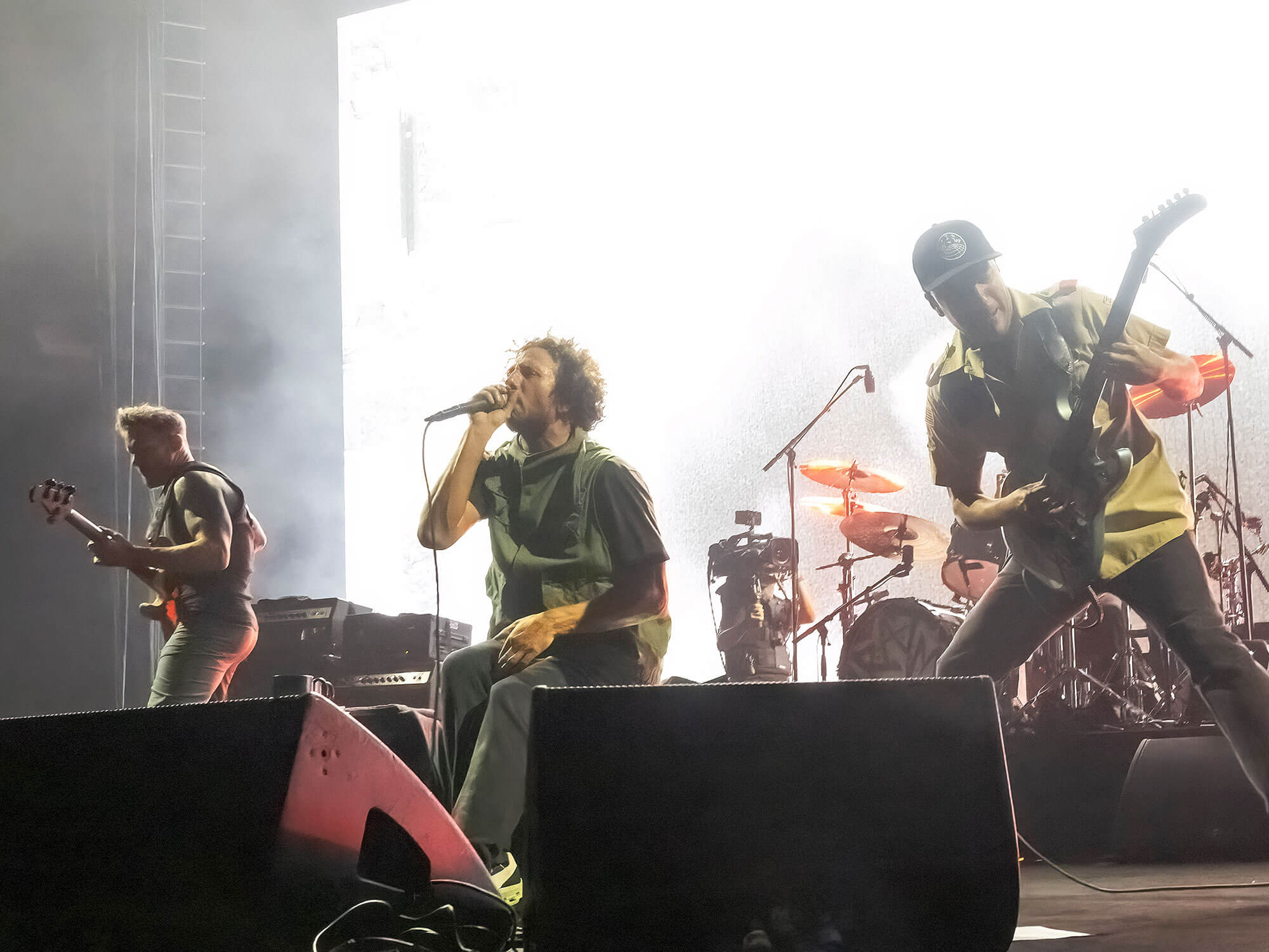 Rage Against the Machine performing live
