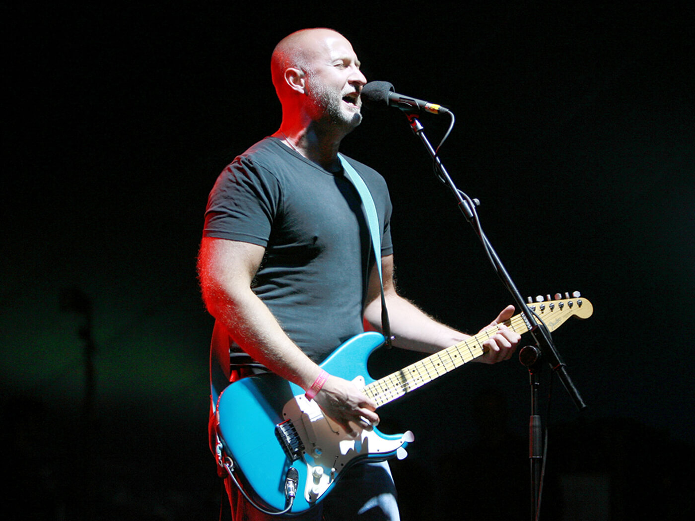 Bob Mould performing at Leeds in 2006, photo by Andy Paradise/WireImage via Getty Images