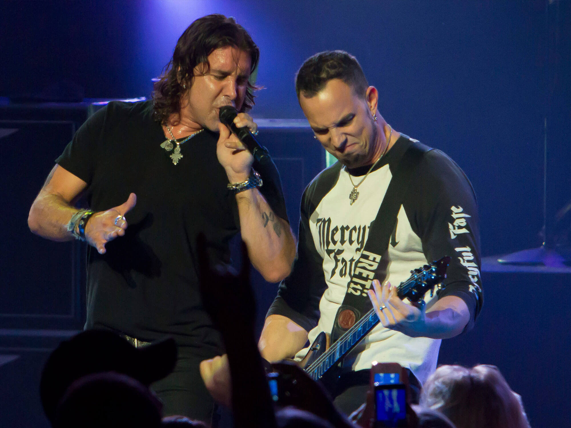 [L-R] Scott Stapp and Mark Tremonti of Creed