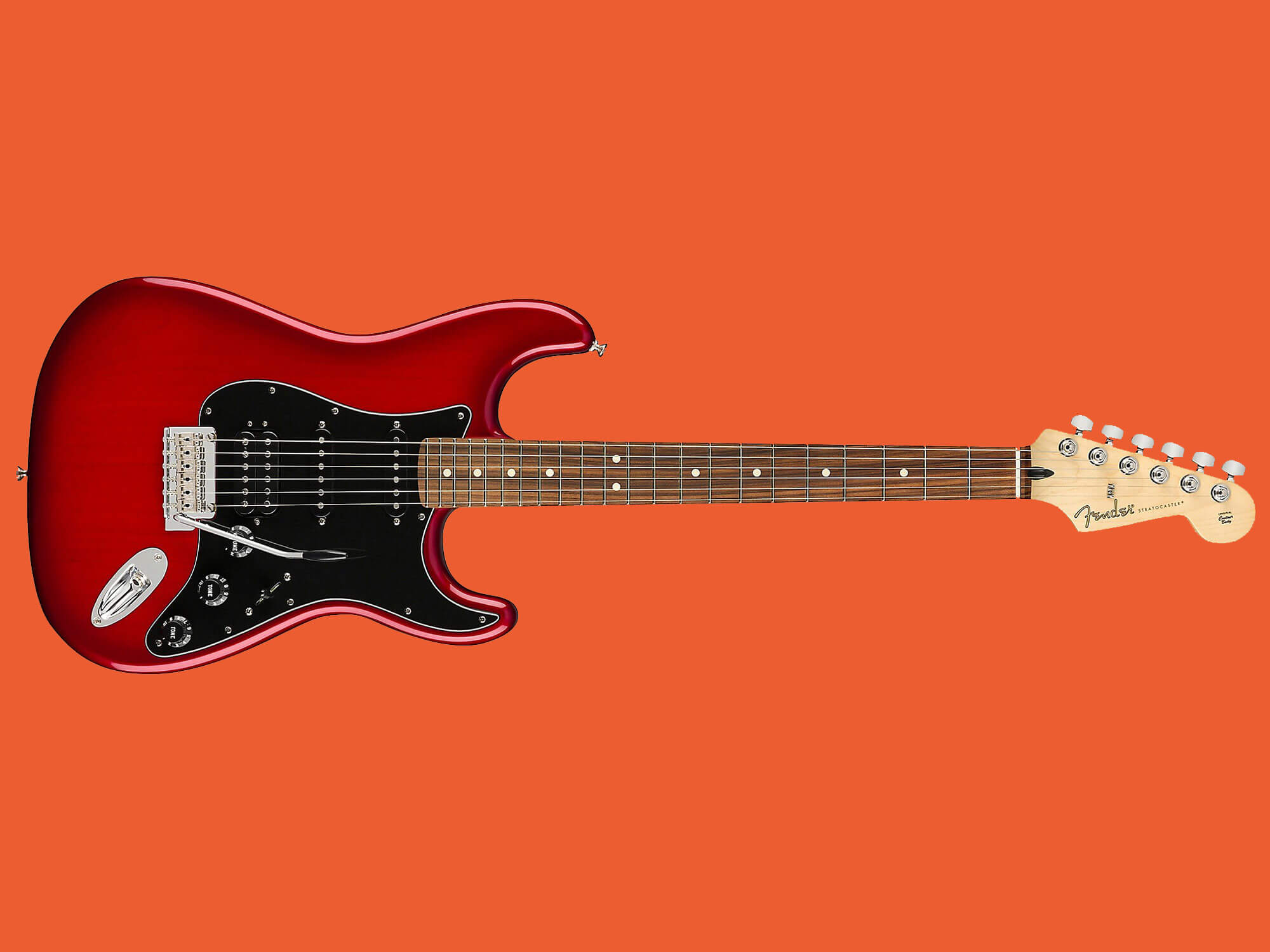 Fender Player Strat HSS in Candy Apple Red