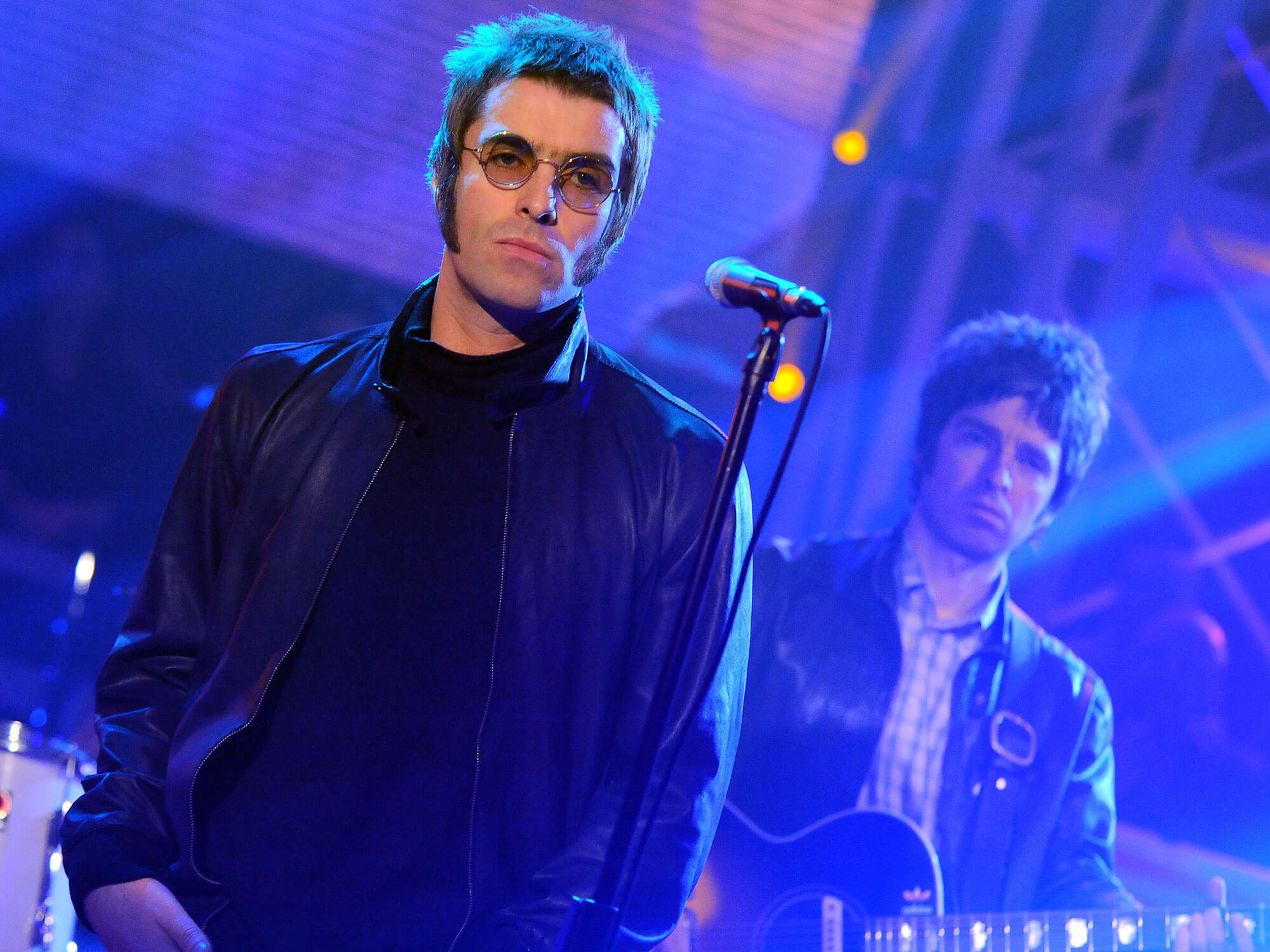 [L-R] Liam Gallagher and Noel Gallagher