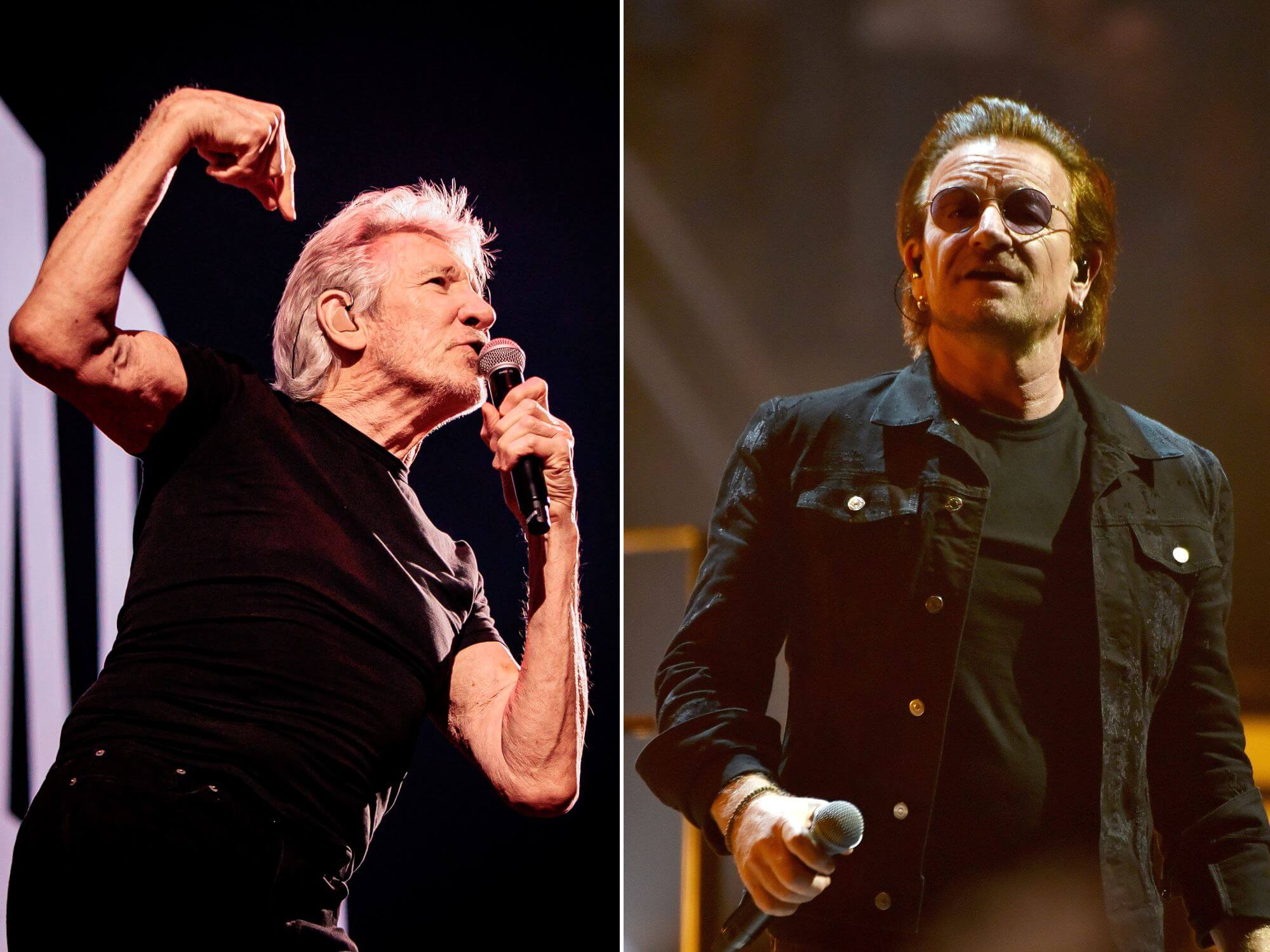 Roger Waters and U2's Bono