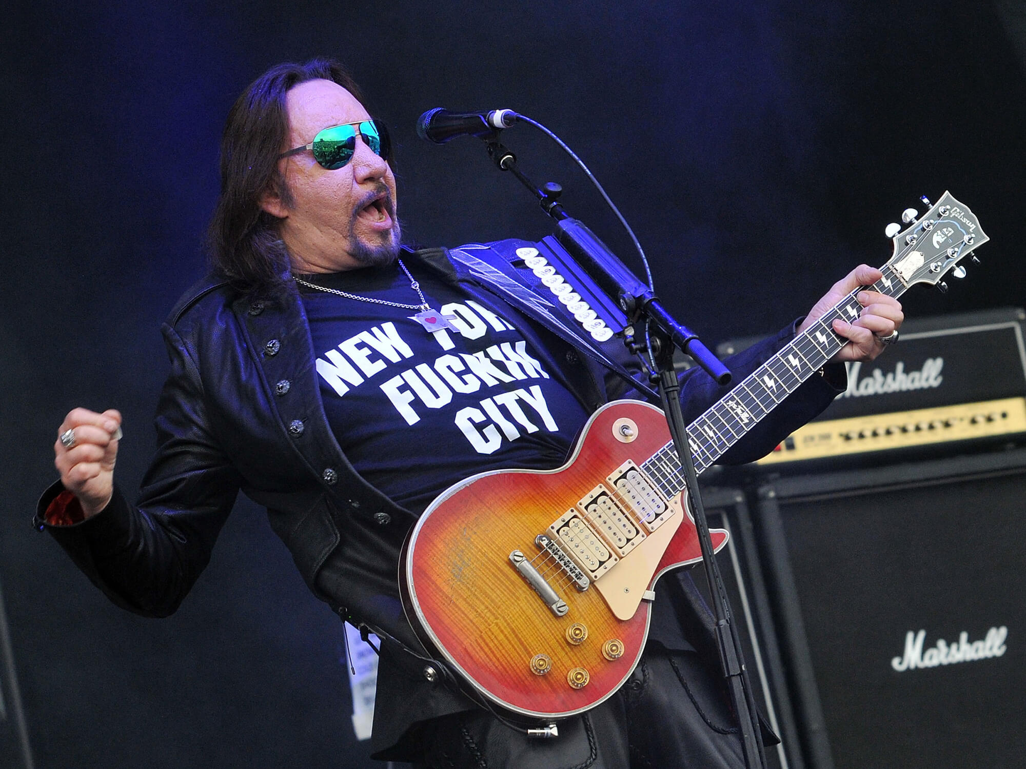 Ace Frehley performs