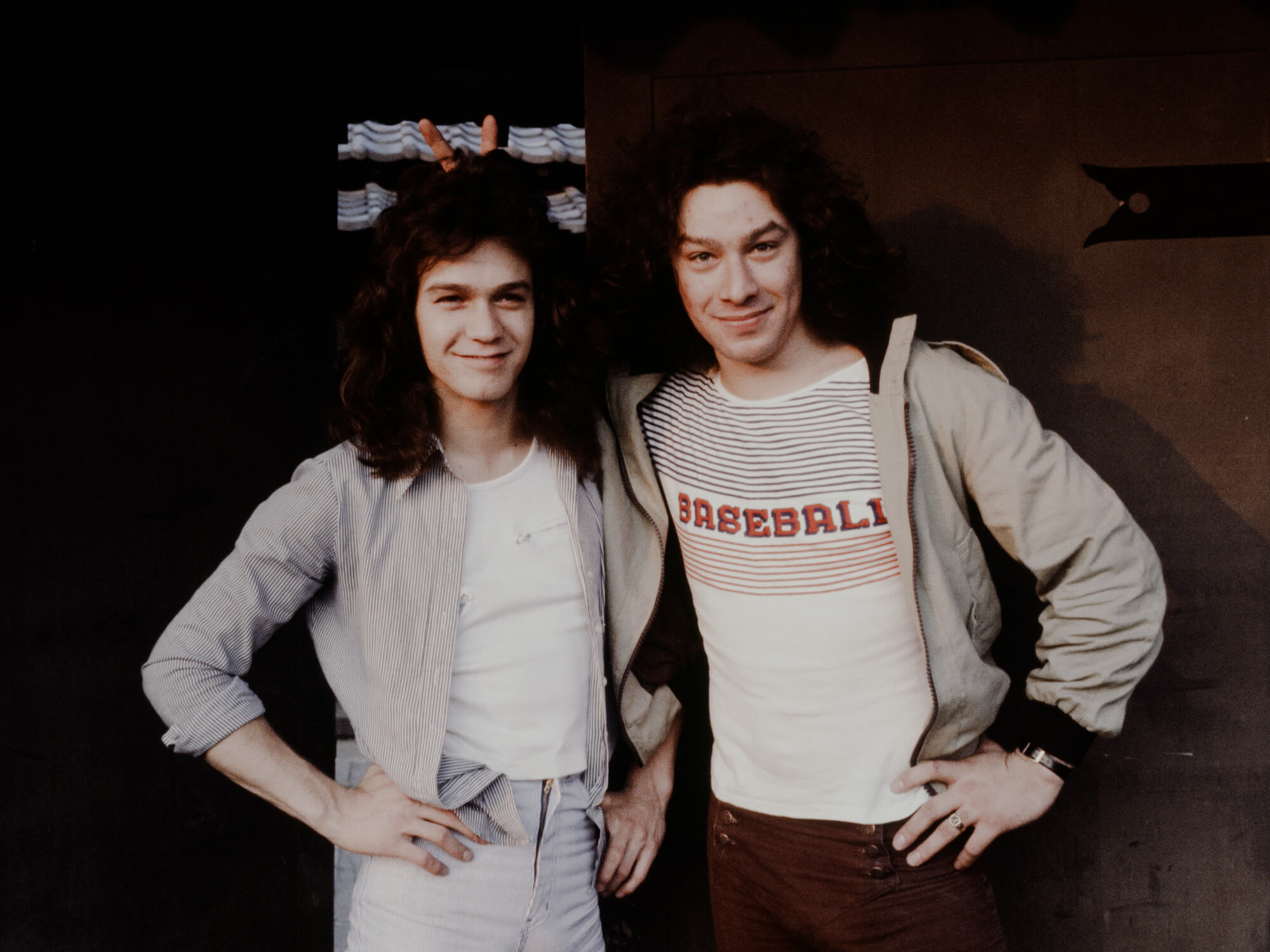 Eddie Van Halen and Alex Van Halen