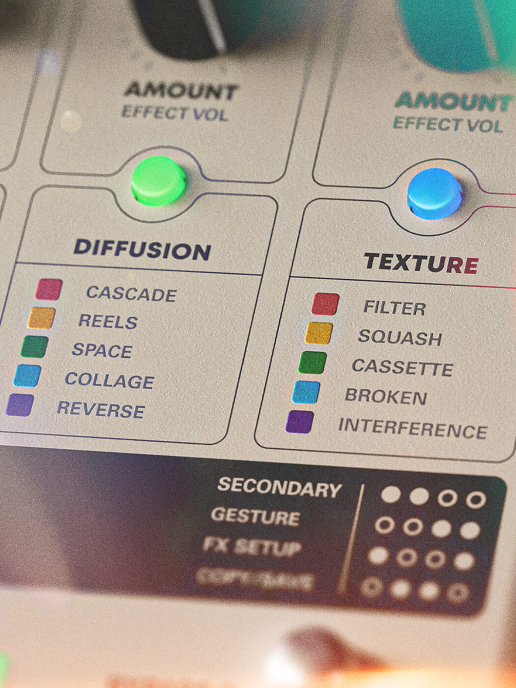 Diffusion and Texture modules on the Chroma Console