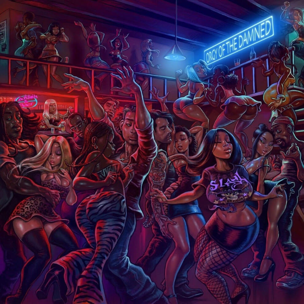 Slash - Orgy of the Damned album cover