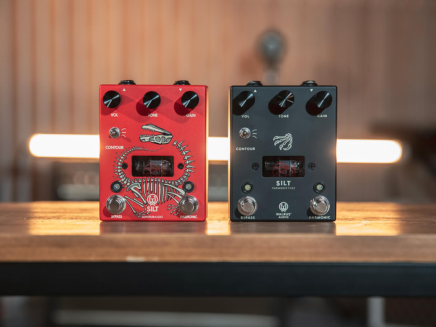 Red and black variants of the Walrus Audio Silt