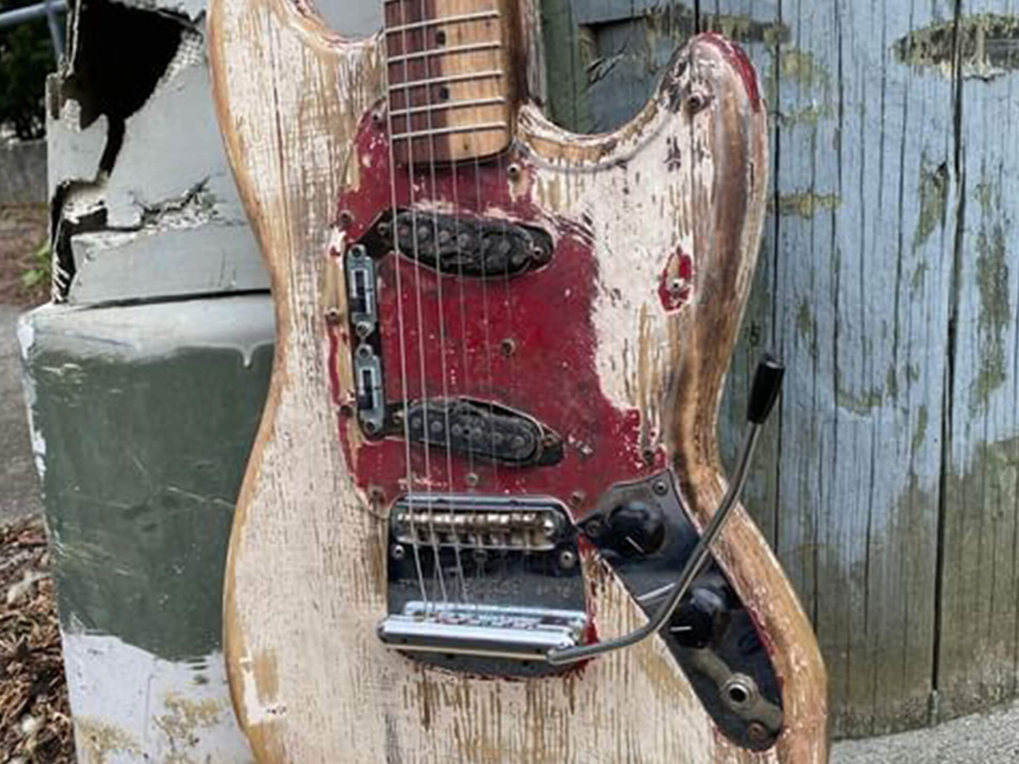 Restored Fender Mustang, the “Methstang”