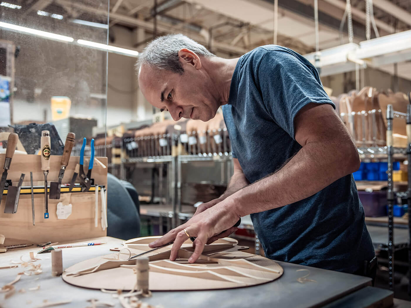 Thomas Ripsam, CEO of Martin Guitars, in the factory, photo by Martin Guitars