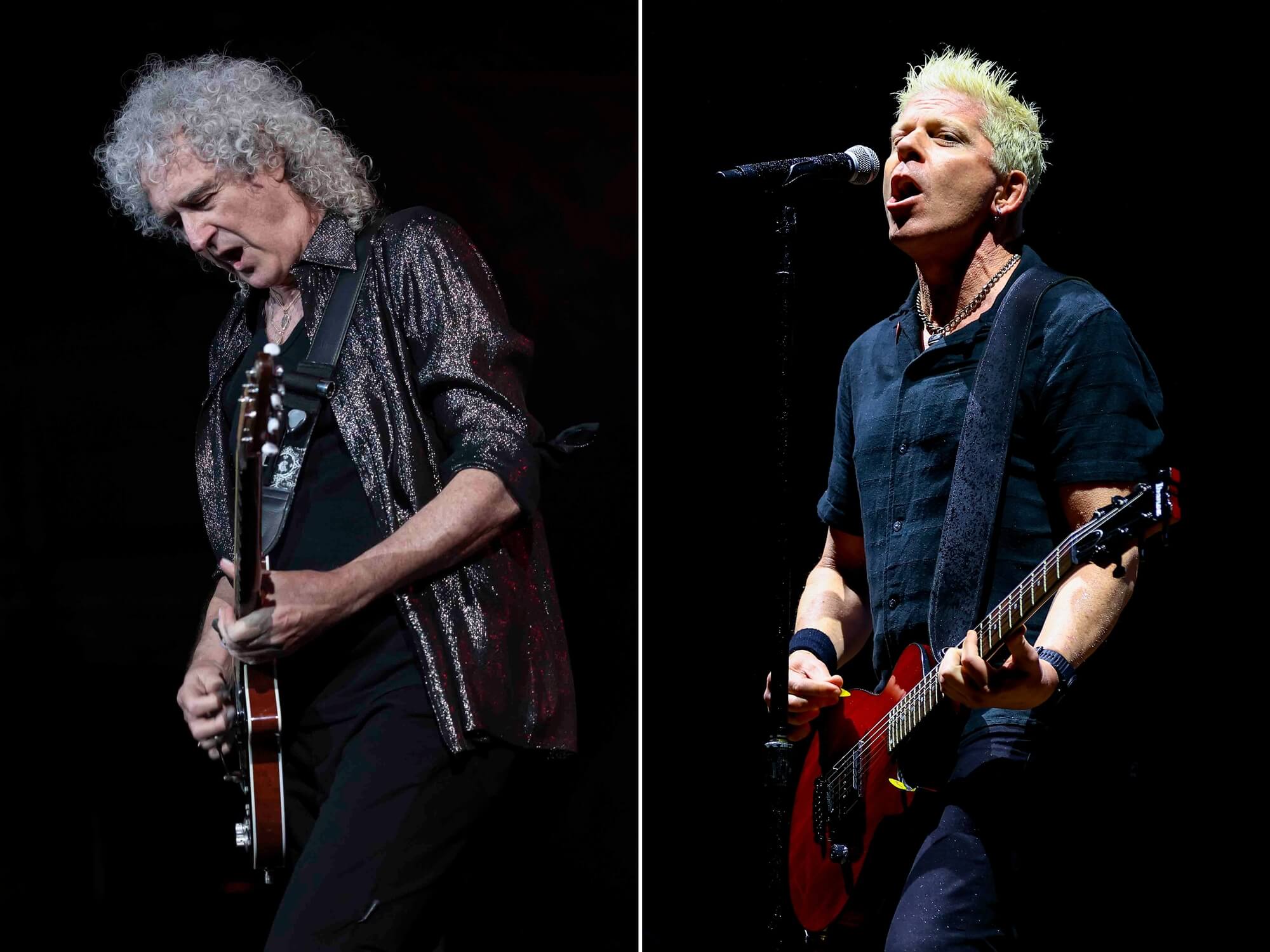 Brian May of Queen and Dexter Holland of The Offspring