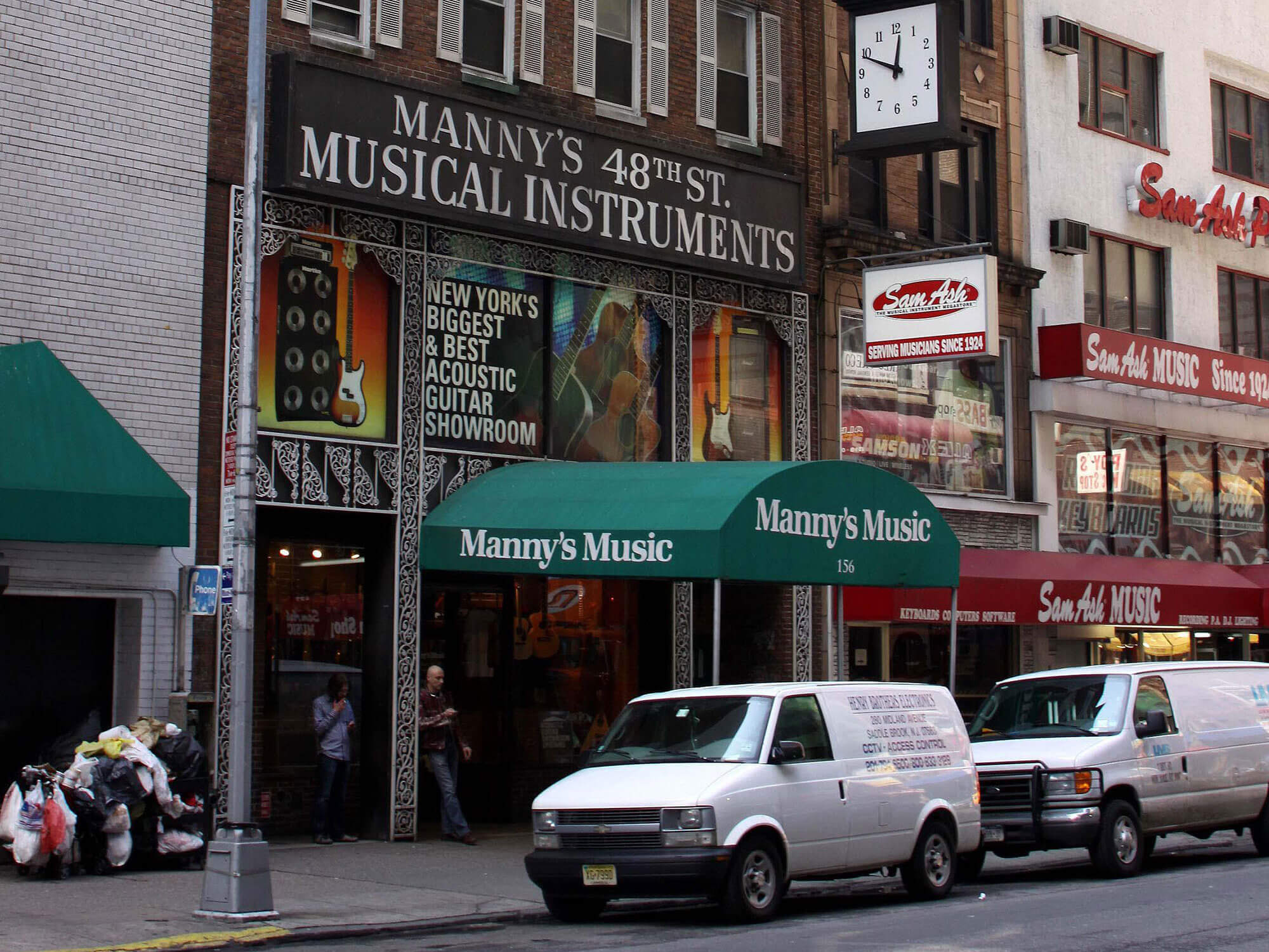 Manny's Music in Manhattan, New York