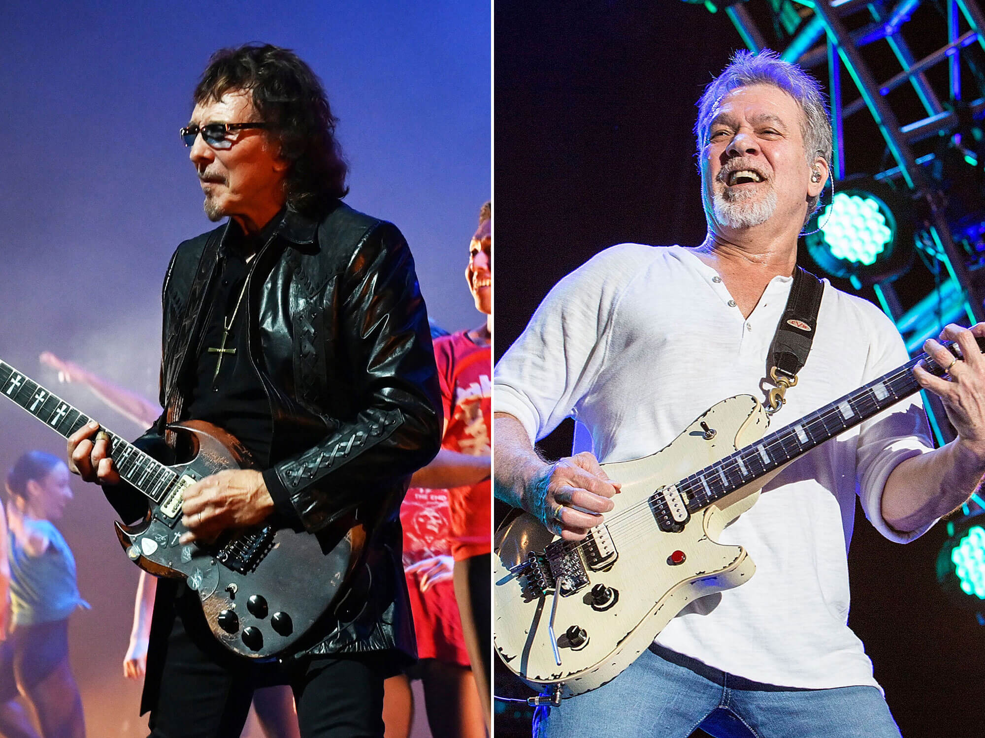 [L-R] Tony Iommi and Eddie Van Halen