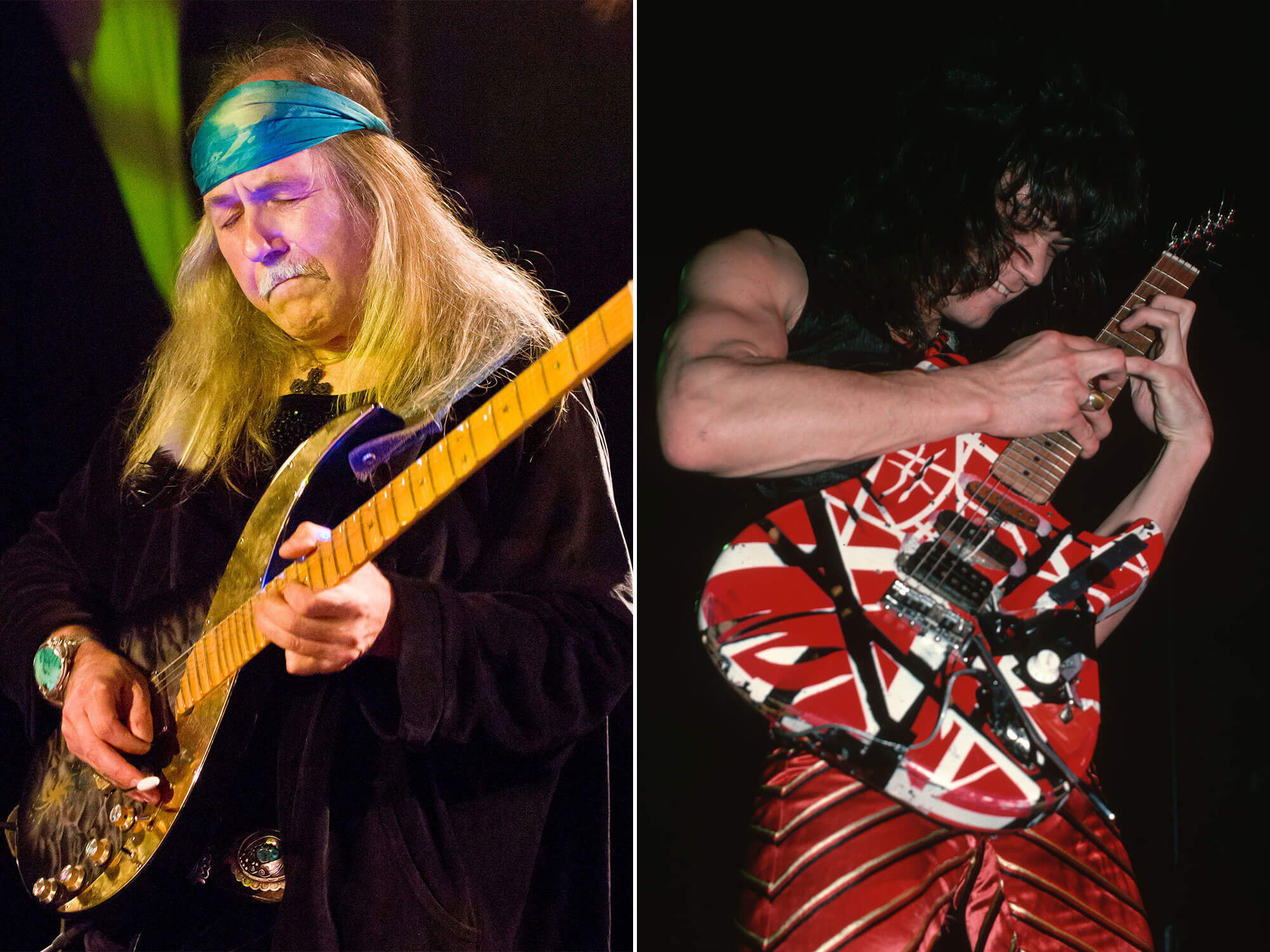 [L-R] Uli Jon Roth and Eddie Van Halen