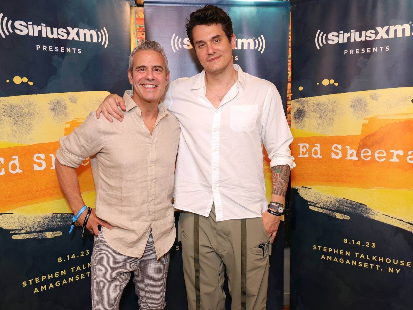 John Mayer and Andy Cohen