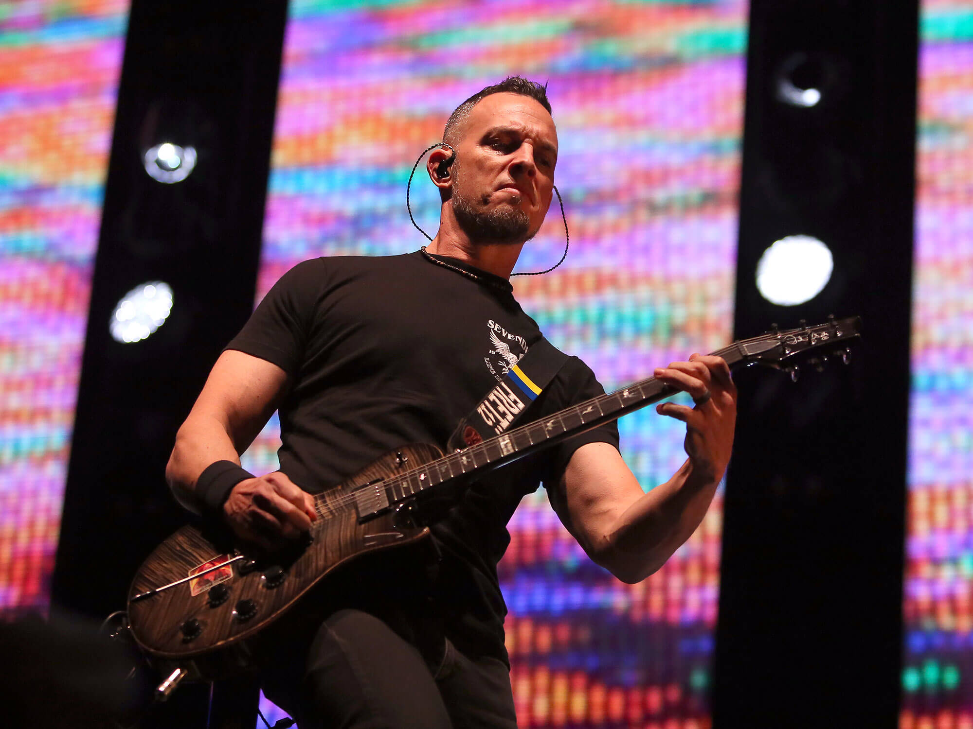 Mark Tremonti performing live