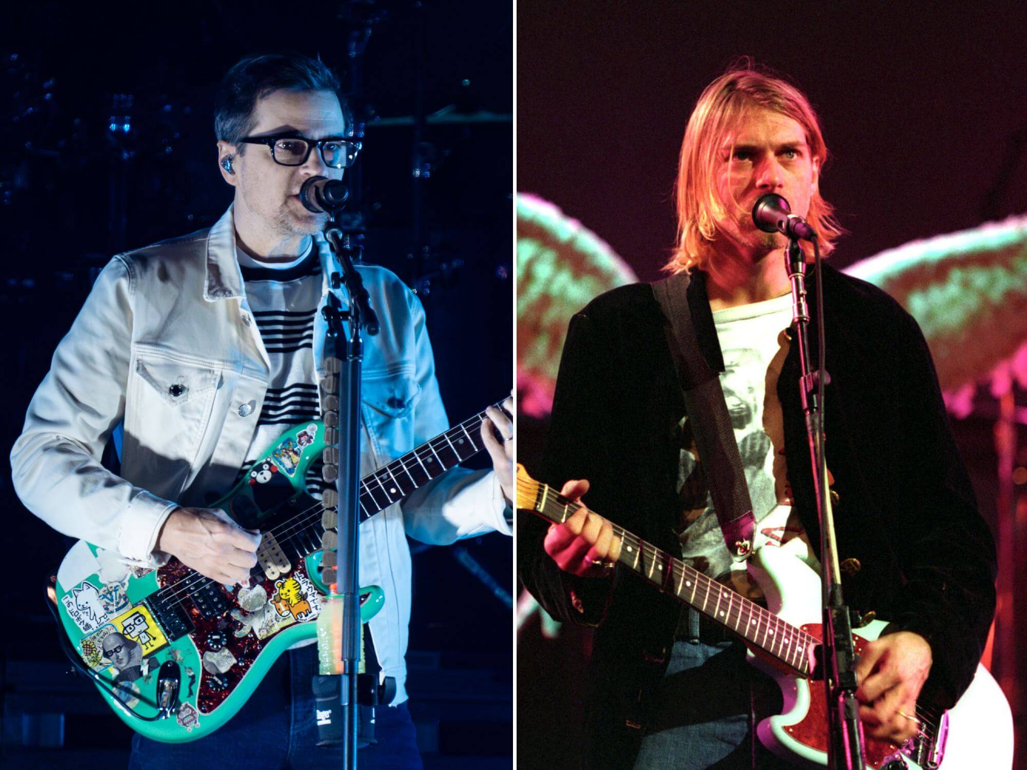 Rivers Cuomo of Weezer and Nirvana's Kurt Cobain